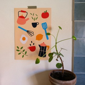 Affiche A4 La cuisine